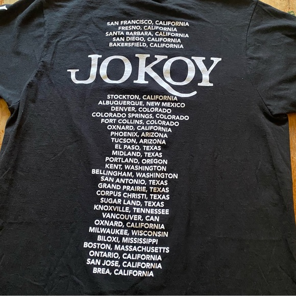 JO KOY Break The Mold Black Short Sleeve Tour T-Shirt - Men's Size Medium. - Picture 7 of 10